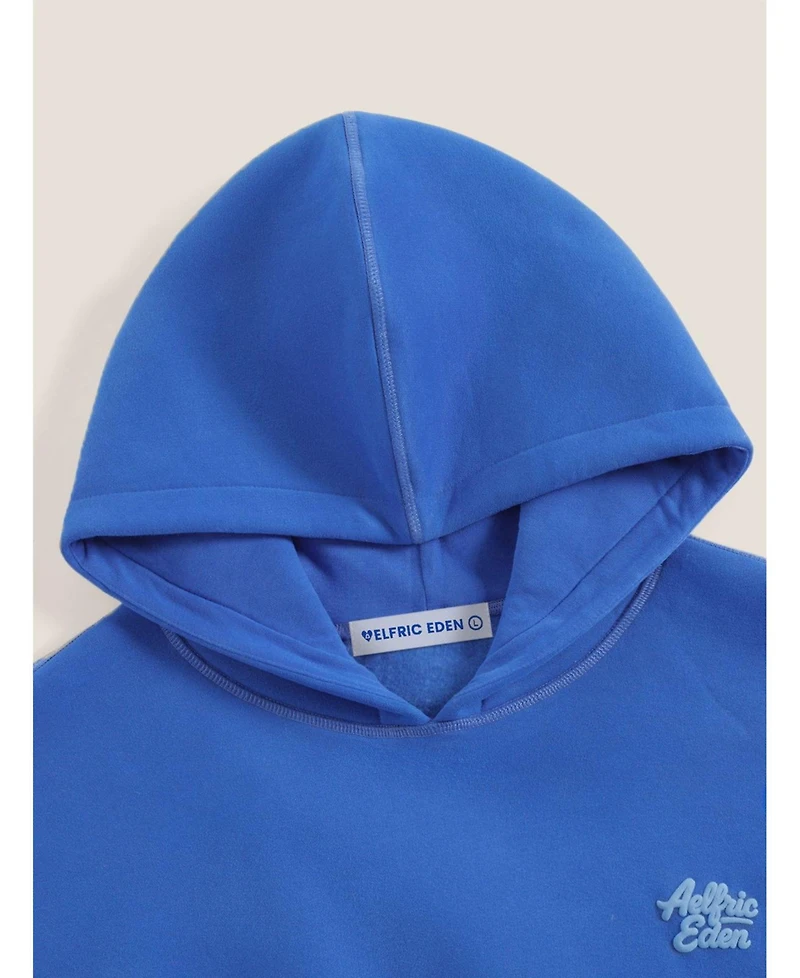 Aelfric Eden Women's Cloud Essential Fleece Cropped Pullover Hoodie Set