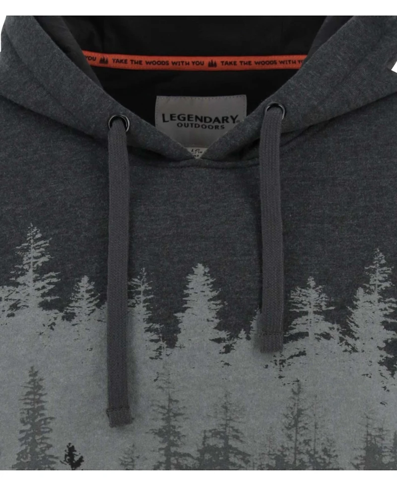 Legendary Whitetails Men's Graphic Printed Hoodie Pullover Long Sleeve Sweatshirt
