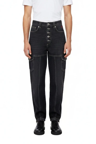Pcfg Men's Women's Your Itch Zip-Detail Cotton Denim Pants