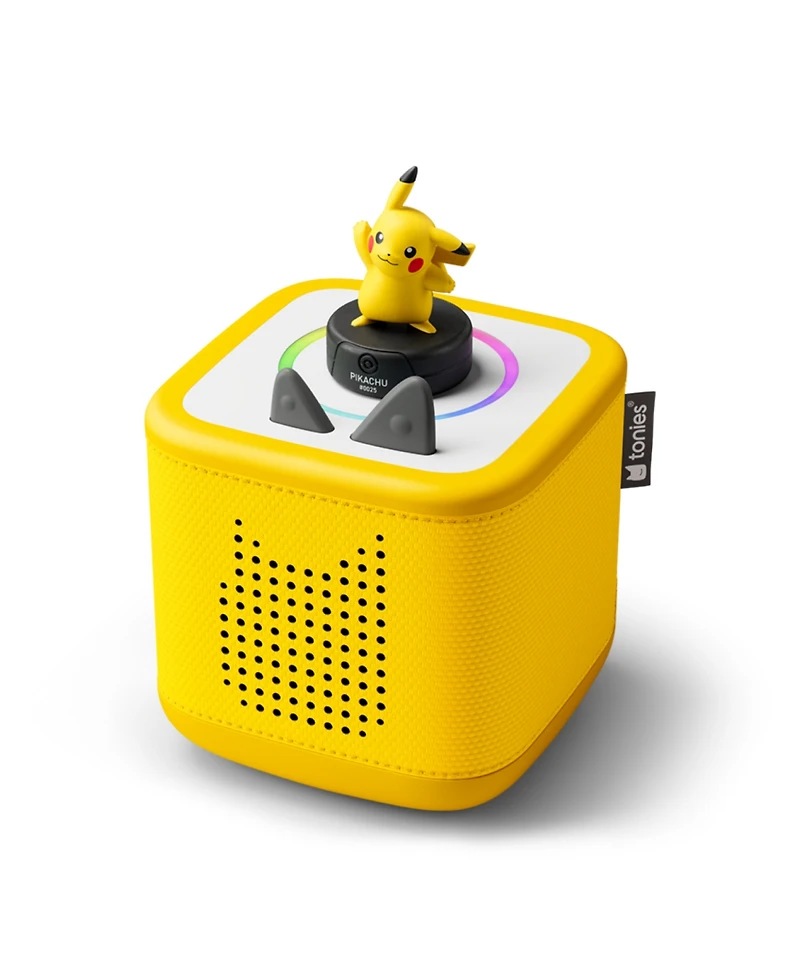 Tonies Toniebox 2 Pikachu Screen-Free Interactive 2-Piece Starter Set, Ages 1+