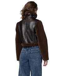 Blank Nyc Women's Funnel Collar Zip Jacket