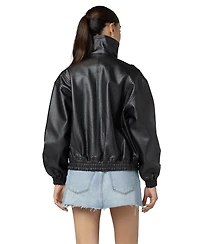 Blank Nyc Women's Funnel Collar Bomber Jacket