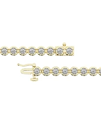 Forever Grown Diamonds Lab-Grown Diamond Bracelet (2 ct. t.w.) 14k Yellow Gold-Plating Over Sterling Silver (Also Available Silver)