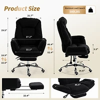 gaomon Office Chair, Flip Armrests for Pets and Cross Legged Sitting,Executive Ergonomic Computer Gaming Chair with Foot Rest