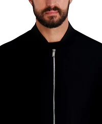 Karl Lagerfeld Paris Men's Precision Ponte Bomber Jacket