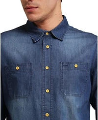 Members Only Men's Denim Shirt