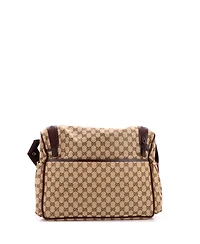 Pre-Owned Gucci Diaper Crossbody Bag Gg Canvas