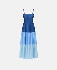 Cupshe Women's Saltwater Icon Colorblock Maxi Beach Dress