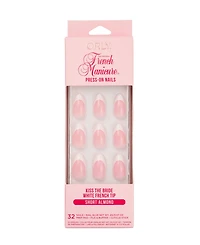 Orly Kiss The Bride French Manicure Short Almond Press-On Nails Set