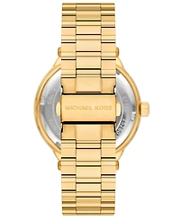 Michael Michael Kors Men's Billie Three-Hand Gold-Tone Stainless Steel Watch 44mm