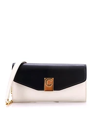 Pre-Owned Celine C Wallet on Chain Leather