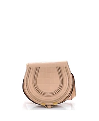 Pre-Owned Chloe Mini Marcie Crossbody Bag Embossed Leather