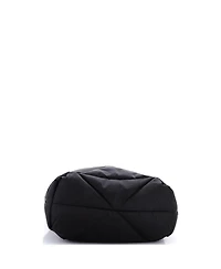 Pre-Owned Prada Medium Padded Logo Tote Bag Quilted Re-Nylon