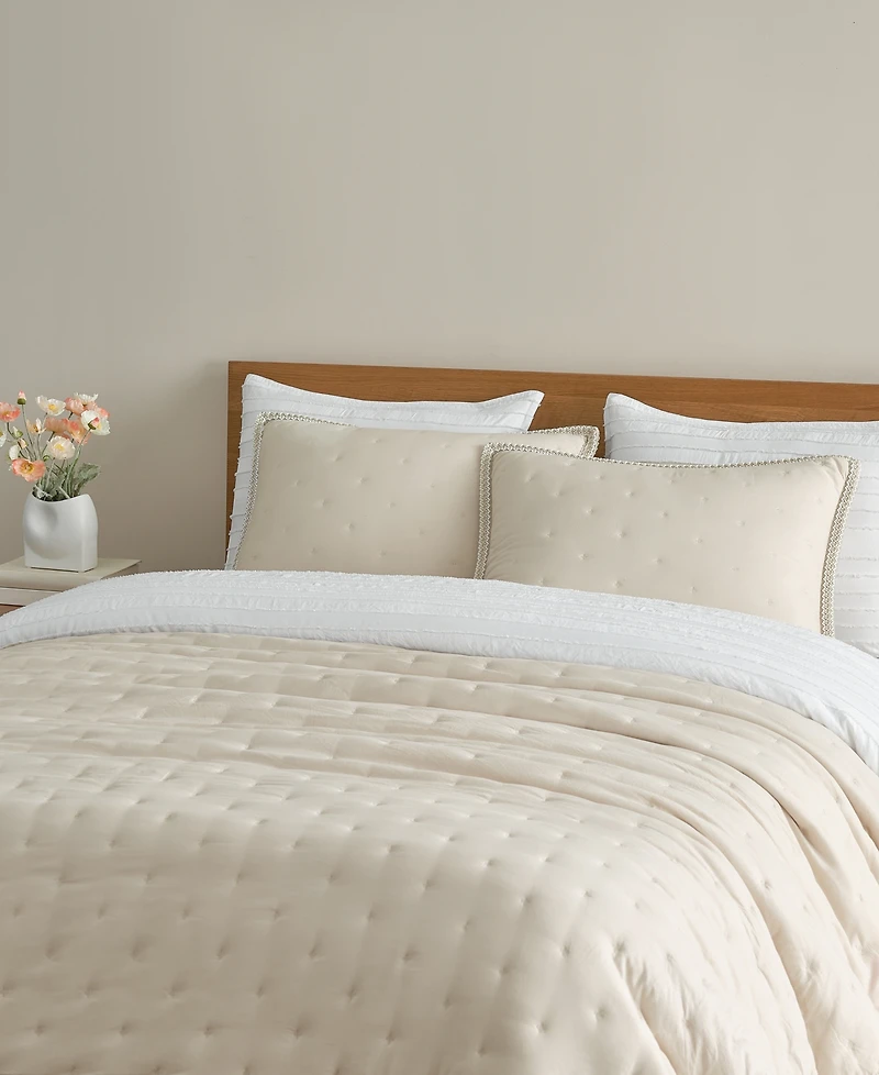 Ugg Devon Braid Quilt Set