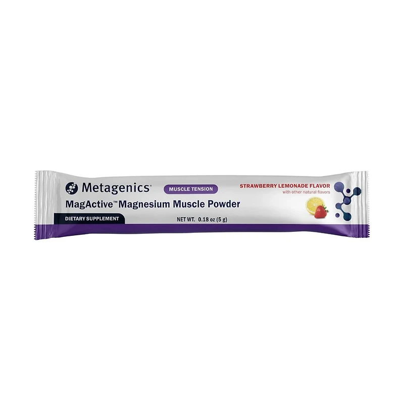 Metagenics MagActive Magnesium Muscle Powder, 30 packets