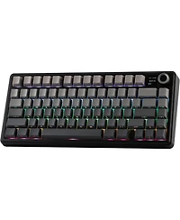 Aula F75 Max Wireless Mechanical Keyboard with Tft Smart Screen, Tri-Mode Connectivity, Hot Swappable, Rgb Backlit, Volume Knob, 75% Gasket Mount