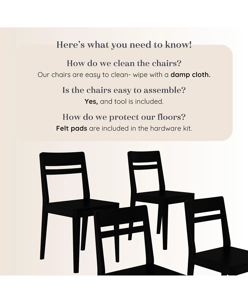 Grain & Grove Crew Dining Chair (4 pack)