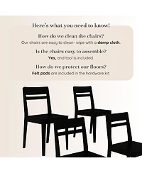 Grain & Grove Crew Dining Chair (4 pack)
