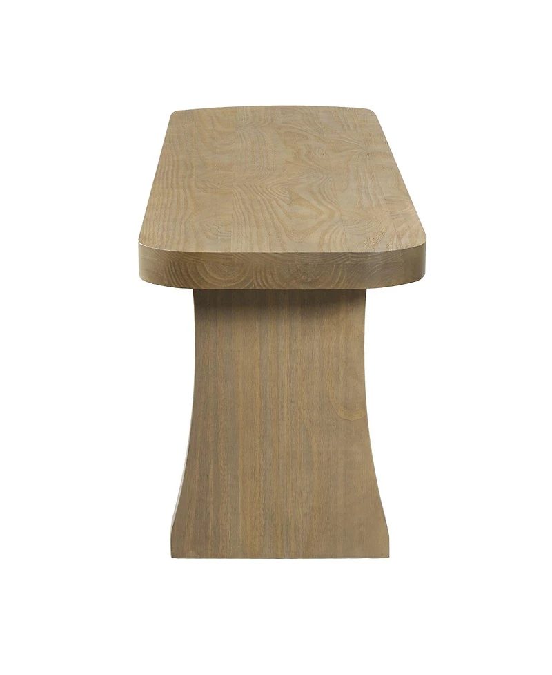 Streamdale Furniture 62.9'' Solid Wood Indoor Dining Bench, Seats 3