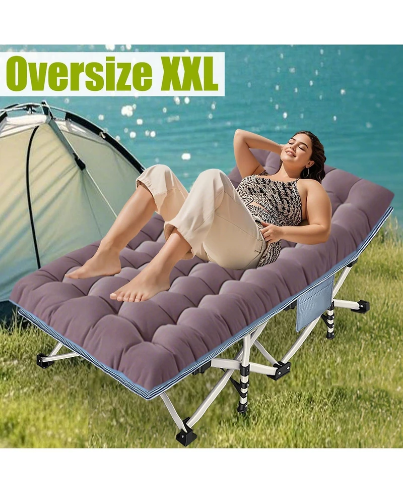 Aofar 32"Oversize Camping Sleeping Bed Folding Mattress Carry Bag