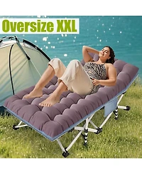 Aofar 32"Oversize Camping Sleeping Bed Folding Mattress Carry Bag