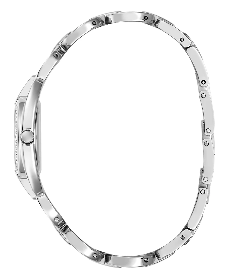 Guess Women's Quartz Silver-Tone Stainless Steel Watch 26mm