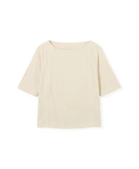 Celtic & Co. Women's Linen Blend Short Sleeve Swing Top