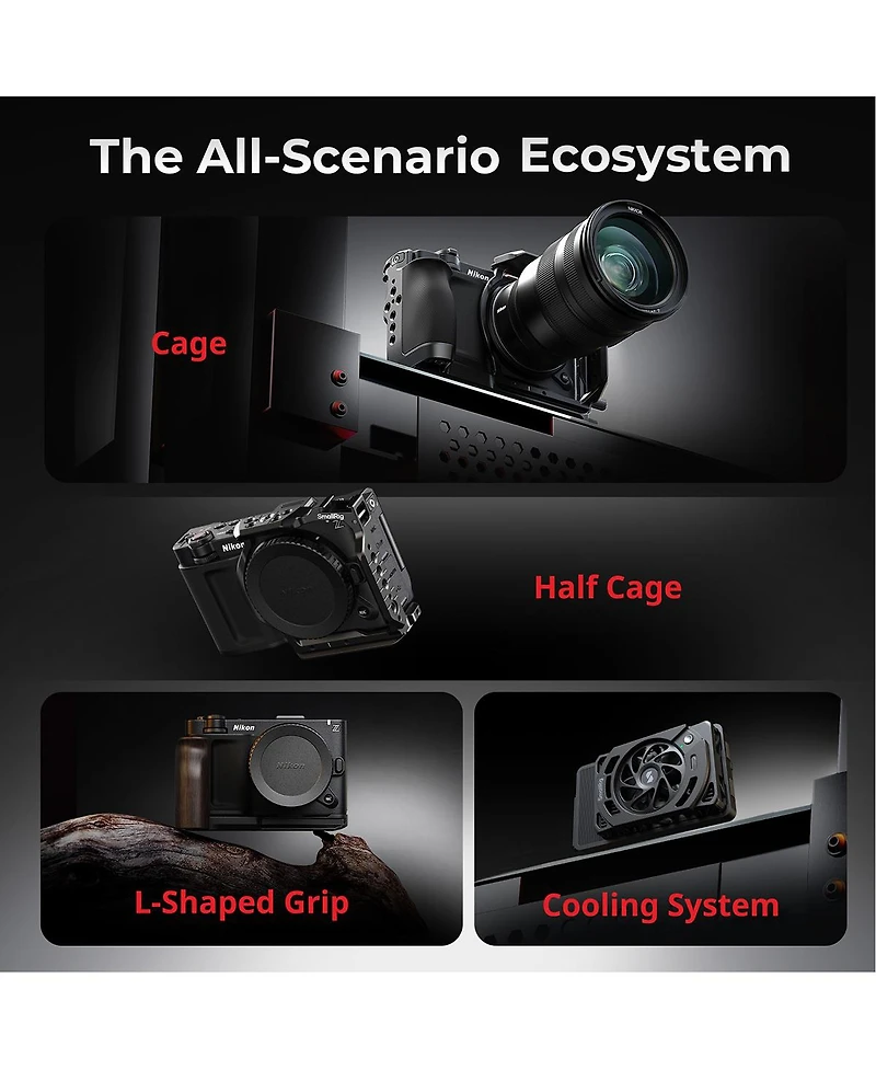 SmallRig HawkLock Quick Release Arca-Swiss Cage for Nikon Zr