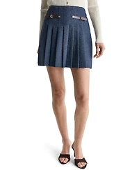 Bcbg Women's Pleated A-Line Mini Skirt