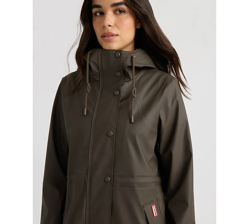Hunter Women's Long Rubberized Anorak Coat