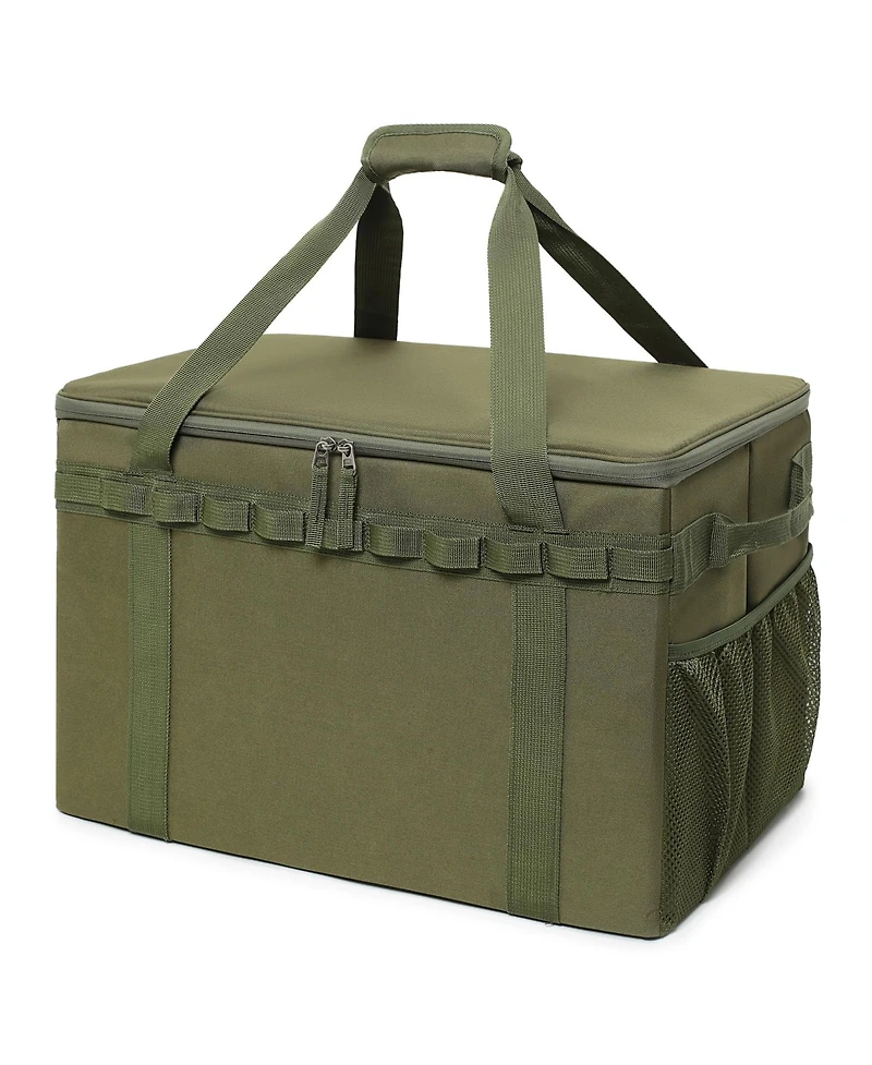 Piscifun 46L Camping Storage Trunk Organizer Durable Water Resistant Molle Utility Tote