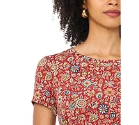 Vince Camuto Women's Crewneck Keyhole Back T-Shirt