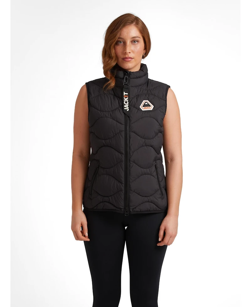 JACK1T Women's High Neck Gilet Jacket