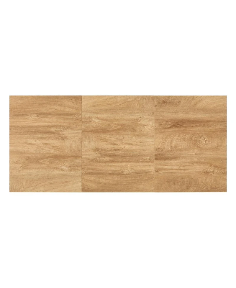Streamdale Furniture 71'' Light Wood Grain Rectangular Dining Table for 6-8 People