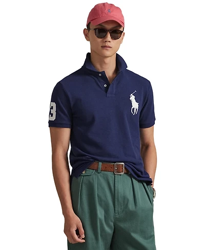 Polo Ralph Lauren Men's Big Pony Custom Slim Fit Mesh