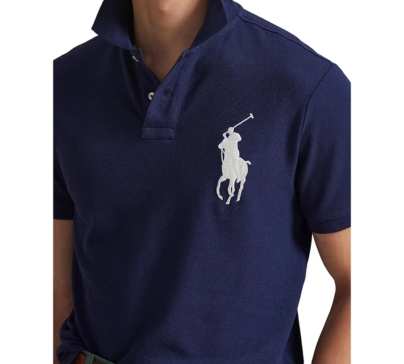 Polo Ralph Lauren Men's Big Pony Custom Slim Fit Mesh