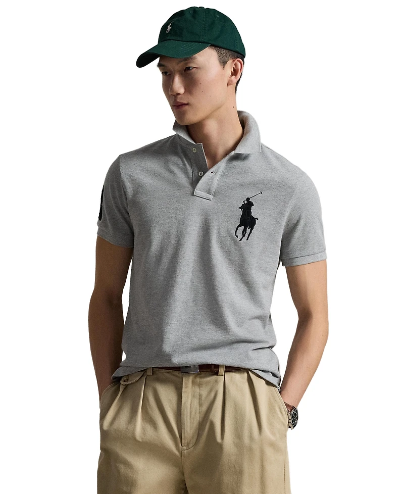 Polo Ralph Lauren Men's Big Pony Custom Slim Fit Mesh