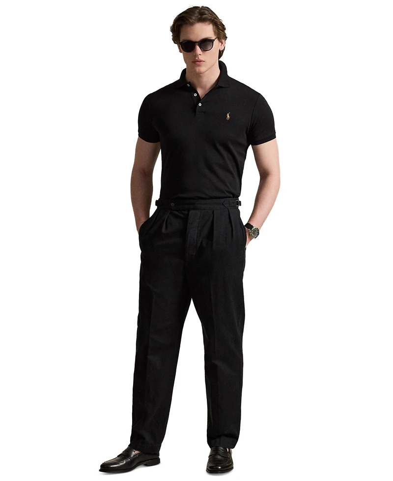 Men's Slim-Fit Soft Cotton Polo Shirt
