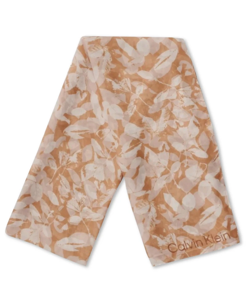 Calvin Klein Women's Lightweight Chiffon Feel Scarf