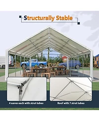 Streamdale Furniture 20x40 Feet Heavy Duty Party Tent with Removable Sidewalls and 3 Carry Bags