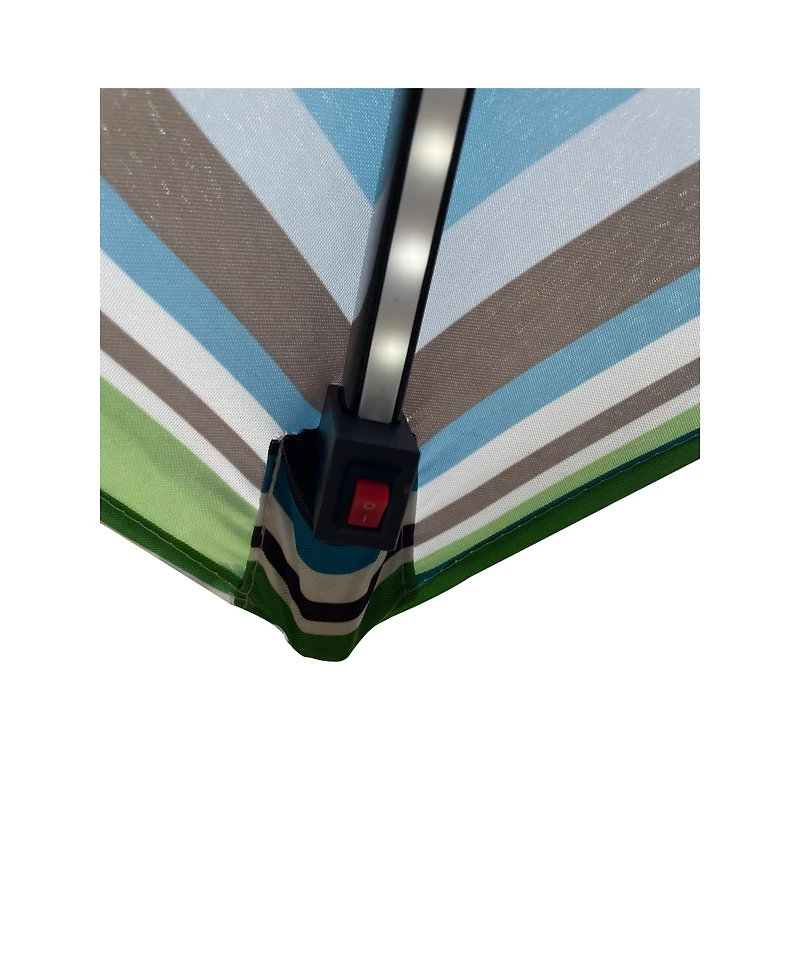 Streamdale Furniture 9Feet Umbrella and Stripes
