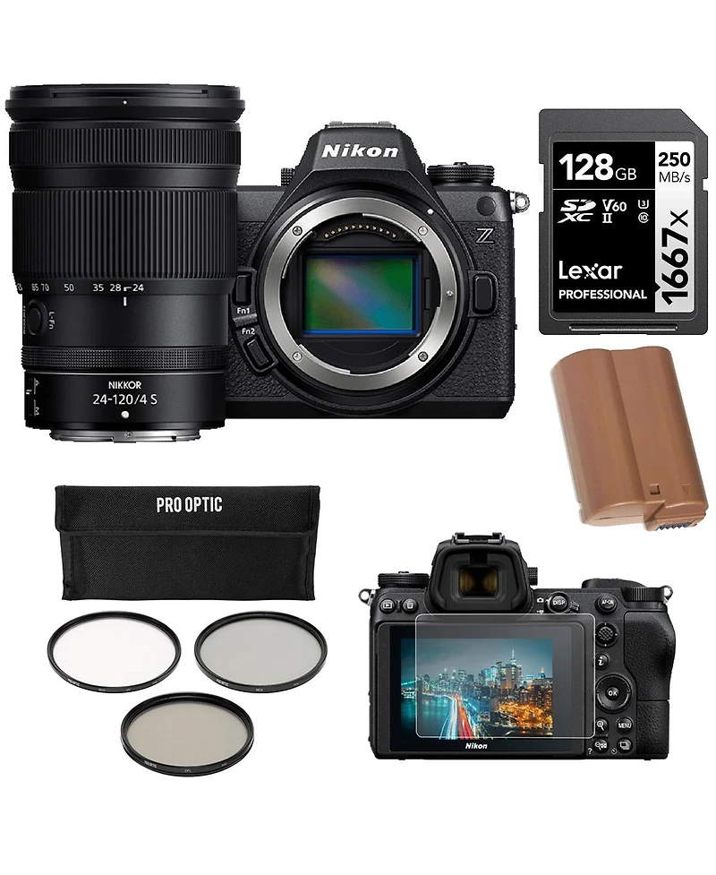 Nikon Z6III 6K Mirrorless Camera with Nikkor Z 24-120mm Lens Kit