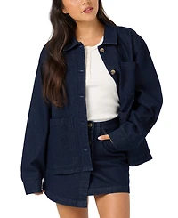 O'Neill Women's Originals Button-Front Cotton Denim Jacket