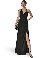 Donna Karan New York Women's Halter Neck Maxi Dress