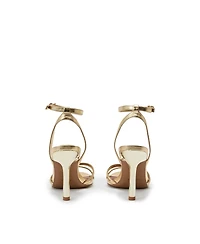 Reiss Women's Annabelle Leather Link-Strap Stiletto Sandals