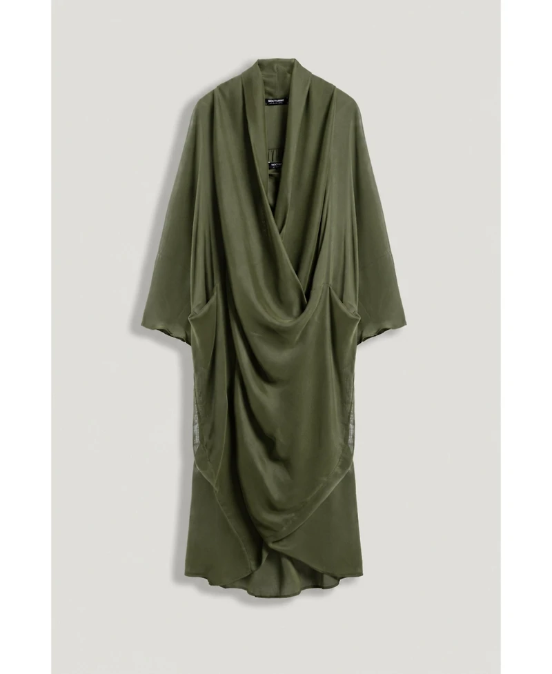 Nocturne Women's Draped Wrap Midi Dress