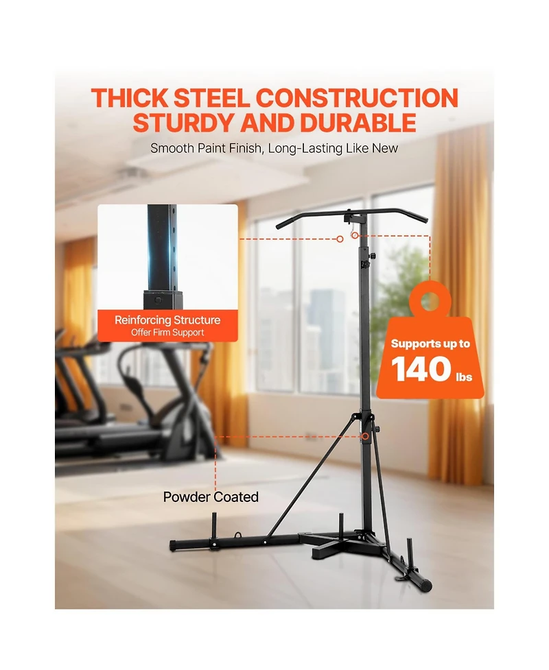 Vevor 2 in 1 Heavy Duty Punching Bag Frame Boxing Punching Fitness Stand Steel