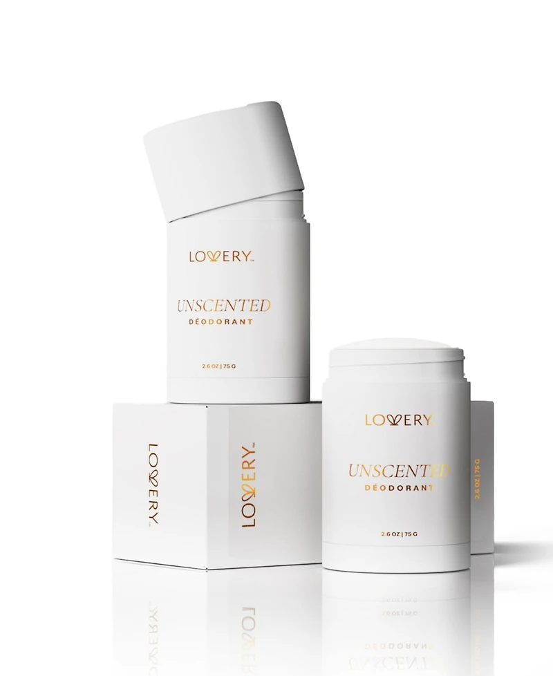 Lovery Women's Unscented Anti-Perspirant Deodorant Stick, Aluminum Free 2.6oz