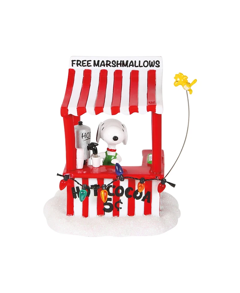 Department 56 Peanuts Village Snoopy's Cocoa Stand