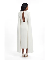 Karen Millen Women's Cape Mesh Midi Dress